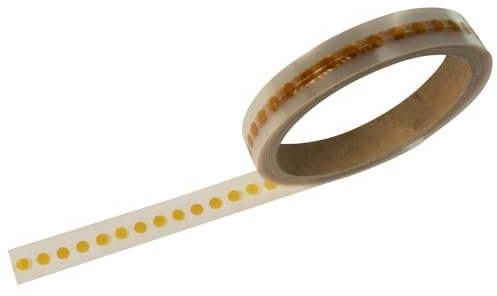 WETEC Kapton-Klebepunkte, 5 mm (Abdeckpunkte Lotabdeckpunkte Abdeckband Klebepunkte Lötabdeckband Lötabdeckpunkte Schutzabdeckpunkte Polyimidpunkte Kapton-/Polyimid)