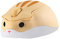 Hamster Forme Souris silencieuse sans Fil Mignon Mini Portable Voyage Animal Souris Souris Optique USB sans Fil pour Ordinateur Portable Motif Hamster Mauve pour Enfants MacBook