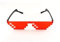 WQZYY&ASDCD Sonnenbrille Herren Damen Color Thug Life Brillen Beschäftigen Sich Damit Spielzeug Pixel Frauen Shades Männer Schwarz Mosaik Sonnenbrillen Brillen Für Party-Rd1
