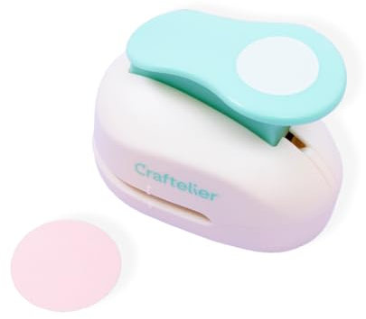 Craftelier - 1,5 (3,81 cm) Durchmesser Kreislocher für Papier und Kartonbögen, speziell für Scrapbooking und andere Bastelarbeiten | Größe ca. 8,5 x 5,5 cm