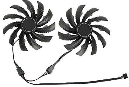 inRobert 95MM PLD10010S12H GPU Replacement Cooling Fan for Gigabyte GTX 1650/1660 Ti/2060/2070/3060/3060 Ti Graphics Card Fan (95mm, 12V, 4-Pin, Desktop)