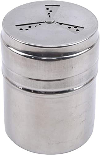 FHYTGBS Edelstahl BBQ Gewürzdose - Vorratsbehälter Gewürzstreuer Gewürzglas Kräutertopf Salz Pfefferstreuer Grill Gewürzbehälter (Size : A)