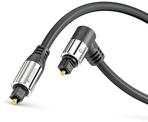 Sonero Câble audio optique 1x90° 5,0m
