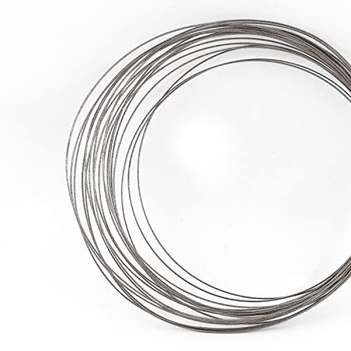 Z-LEAP Lama per sega a filo diamantato superfine da 0,5 mm, per tagliare giada, metallo, marmo, granito, cemento, legno, vetro, fai da te, 5 metri/lotto