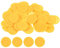 sourcing map 100 Stück Runde Bastelfilz 25mm, Filzkreise Handwerk Filz Pads Vliesstoff Filzkissen für Nähen, DIY Projekt, Bastelarbeiten, Handwerk, Decoration (Gelb)