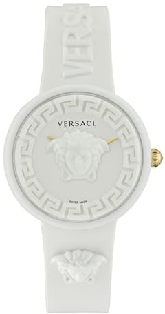 Versace Damen-Uhren Analog Quarz One Size Weiß 32023540