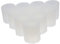 YARNOW 1 Satz 10st Form Für Weinglas Stift Aus Weinglas Eiswürfelbehälter Schnapsglasform Für Eis Flasche Whiskeyglas Eiswürfel Eisformen Mousse Baby Handbuch Topfpflanze Weiß Kieselgel