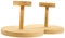 Cabilock Portabicchieri in bambù, in plastica, porta tazza da caffè, organizer da bar, porta bicchieri di carta, porta bicchieri da cucina, stazione di caffè, accessorio per