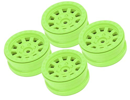 Beadlock-Felge, 1,9 Zoll Felgen RC Beadlock Wheels Felgen für Axial SCX10 für Traxxas 1/10 RC Crawler Cars (Grün)