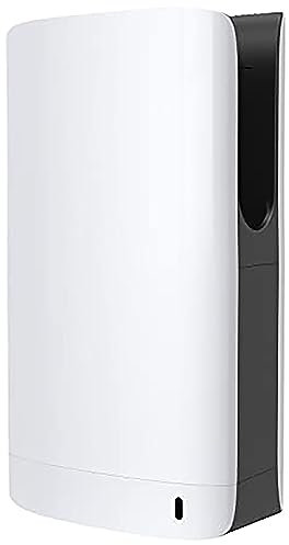 Asciugamani elettrico commerciale, Asciugamani verticale sottile con filtro HEPA, Asciugamani elettrico potente da 1400 W, Asciugatura rapida in 5-8 secondi, Asciugamani elettrico automatico white