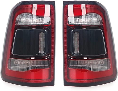 SibblE Auto Rücklicht Für Dodge RAM 1500 2019-2021, Rückfahr Nebelscheinwerfer Heckbremse Lampe Blinker Zubehör, Left-Hand Drive
