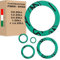 Flachdichtung 2 mm für 3/8 1/2 3/4 1 1 1/4 Fiberdichtung/EPDM Gummi Dichtung O-Ring Sanitär Solar Hauswasserwerk (1 - Fiber-Dichtung - 10 Stück)