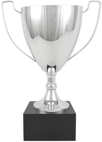 Art-Trophies At13212 Trophée Sportif série Classique Mixte, Argent métallique, 35 cm