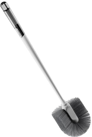 Vllold Escobilla de baño con Mango Largo,Cepillo de Limpieza para Inodoro - Escobilla de baño de Mango Largo para una Limpieza Profunda - Escobillas de Limpieza Profunda del Cuarto de baño para la