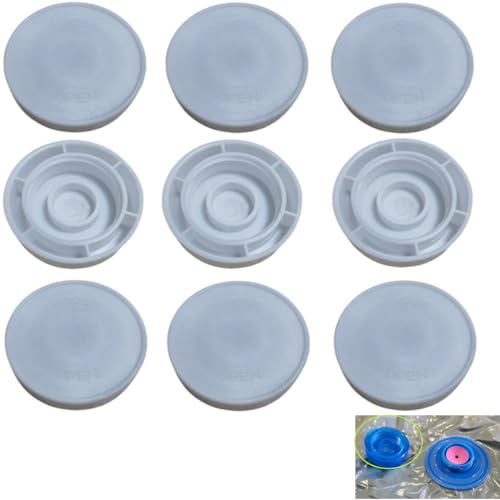 DraCra 10 Pack Vacuum Storage Bags Cap Replacements Sealing Cover 24mm Thread Screw Valve Caps for Space Saver Sealer Bag Airtight Shrink Compression Zipper Storage Bags