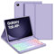 Bettdow Tastiera Custodia per Samsung Galaxy Tab A9+ 11 2023, Layout Italiano Retroilluminata Staccabile e Cover Protettiva per A9 Plus SM-X210/X215/X216, Viola
