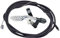 Harilla Bike Seatpost Dropper Remote Lever Shifter Bike Dropper Post Remote Lever Kit with Cable, Bike Repair Replacement