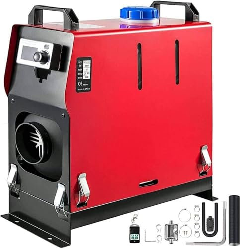AEJBD Calentador de Aire diésel con Salida de Aire única de 12 V/24 V y 5 kW, desempañador y descongelador de Alta eficiencia, Calentador de estacionamiento de Combustible Todo en uno (Color: 12 V)