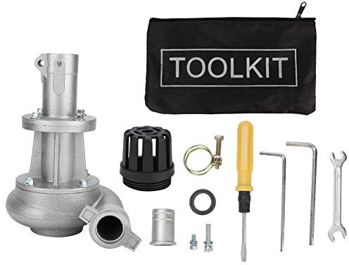 Lybunair 26 mm 9 Zähne Aluminiumlegierung Rasenmäher Wasserpumpenkopf Ersatzzubehör