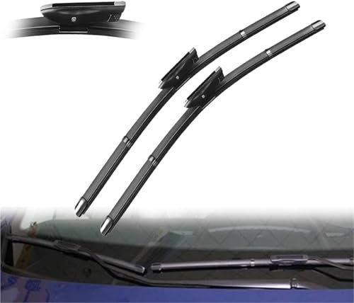 WOHOOD para R&enault para Megane III 3 MK3 2008 09 10 11 12 13 14 15 16 17 Escobillas Limpiaparabrisas Delanteras Hatchback Coupe CC G&T Sport Parabrisas Escobillas para Ventanas Accesorios