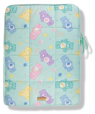 Sonix | Puffy Laptop Sleeve | 15-16 Inch, Quilted Pillow Puffer Laptop Carrying Case, Computer Sleeve | Care Bears Pastel