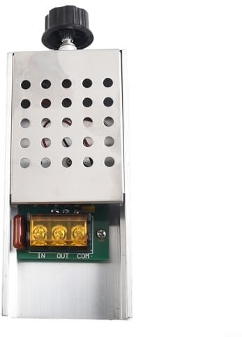 Régulateur de tension 6000 W AC SCR Régulateur de vitesse Module variateur Thyristor haute puissance avec boîtier pour chauffage électrique, lampes à fil de chauffage électrique, moteurs AC