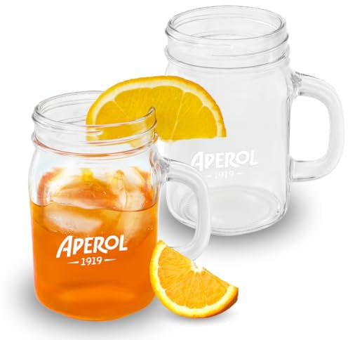 Maxito Aperol Spritz Gläser ∣ 2er Set ∣ Modernes Design für Cocktail Gläser ∣ Ideal als Aperol Spritz Geschenkset ∣ Aperol Geschenk ∣ Trinkgläser Set