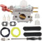 XEDLAMP 753-06288 Remplacement du carburateur, for débroussailleuse à essence Craftsman 27cc WeedEater, for MTD, for Troy Bilt, 751-15112 751-15112A 753-08984, for Zama, C1U-P27 TB2044XP Kit de mise a