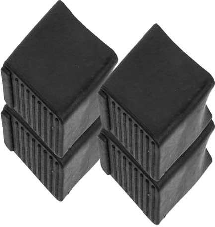 COLLBATH 4 Couvre-Pieds D’Échelle Antidérapants Couvertures De Protection Pour Jambes D’Échelle En Caoutchouc Patins De Remplacement 4.00 X 3.50 X 2.50 cm Pour Sols Carreaux Et Tapis