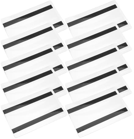 UKCOCO Merchandise Magnetic Sign Holders 10Pcs Label Bags for Mailbox and Warehouse Use Barcode Scanning