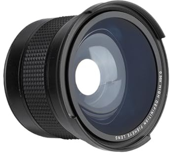 Lens, 58MM Fisheye-Objektiv 0,35X Superweitwinkel for SLR DSLR-Kamera Schwarz,for Camera
