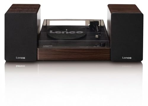 Lenco LS-200WD Turntable - Bluetooth 5.2 Record Player - Wood