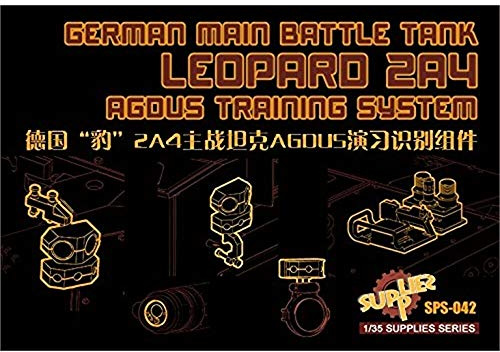 Meng SPS-042 German Leopard 2A4 AGDUS Training System Resin Accessories Set, 1:35 Scale