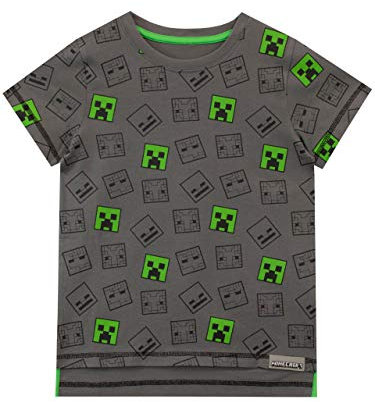 Minecraft Boys T-Shirt Age 11 to 12 Years Multicoloured