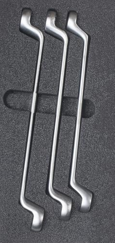 SW-Stahl Werkstattwagensortiment, Doppelringschlüssel, 3-teilig Z3013-7