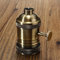 Boveution E26/E27 Rétro Vintage Edison Industriel Lampe À Ampoule Douille avec Interrupteur-Bronze