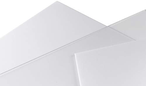 Wallazz Crilex (vetro sintetico trasparente) tagliato a misura 50x70cm, Accessorio infrangibile ed antinfortunistico per cornici e quadri