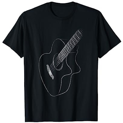 Akustik Gitarre T-Shirt T-Shirt