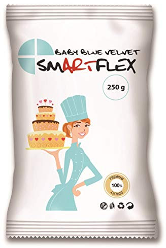 SmartFlex Fondant Baby Blue Velvet, 250 g