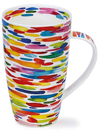 Dunoon Tasse en porcelaine fine fabriquée en Angleterre en forme de Henley (Slapdash)