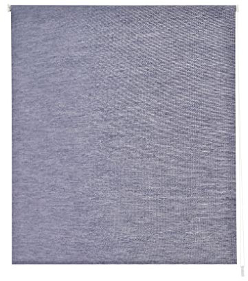 Estoralis | BRAN | Modernes Design-Rollo | Lichtdurchlässig Stoff | Farbe - Navy blau | 130 x 180 cm (Breite/Höhe) Stoffgröße 127 x 175 cm | Rollos für Fenster und Türen