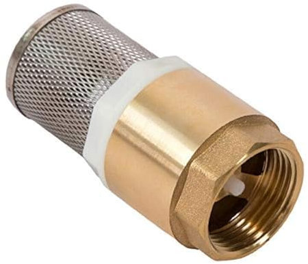 TopHomer Rückschlagventil, 88 x 37 mm, 1 Zoll – mit Sieb aus Edelstahl und Ventil in Richtung/Rückschlagventil ohne Rücklauf, Pumpe (kein Schwanz)