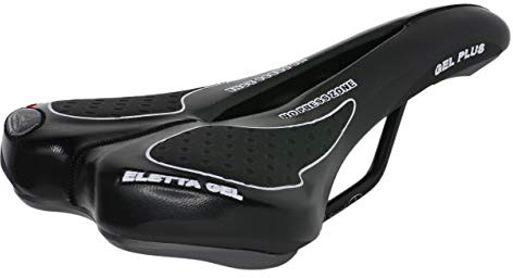 Montegrappa Sattel für Rennrad MTB Trekking Unisex Modell SM Eletta Gel 1150 Made in Italy Farbe Schwarz