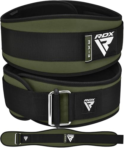 RDX Ceinture de Musculation, 6.5” Incurvée Rembourré Support Dos Lombaire, D'haltérophilie Exercises Ceinture de Levage, Bodybuilding Entraînement en Force Powerlifting Fitness Gym Belt, Hommes Femmes