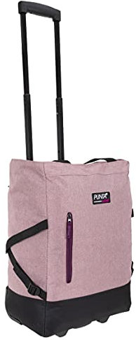 Punta 2er Set Wheel Einkaufstrolley Einkaufsroller + Faltschopper [Auswahl] (Alt-Rosa Plum 10183-5731)