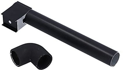 Voluxe 32Mm Greenhouse Rainwater Gutter,Professional Water Butt Down Pipe Guttering Kits Easy Use Greenhouse Supplies Black Aluminum Water Butt Down Pipe Kit For Small Greenhouses