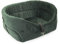 BOUTIQUE ZOO Hunde Autositz Universal Waschbar Abriebfest, Autositz Hund für Vordersitz, Beifahrersitz, Rückbank, Hundebett Hundetasche, L: 56 x 48 x 22 cm, Grün - Wildlederimitat - Velvet