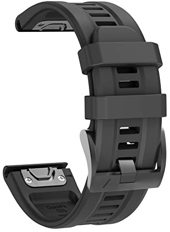 ISABAKE Cinturino per Fenix 7/Fenix 6/Fenix 6 Pro/Fenix 5/Fenix 5 Plus/Forerunner 935/945/Approach S60/Quatix 5/Epix,22mm Cinturino di Ricambio in Silicone, Braccialetto Quick-Fit,Colori Multipli.