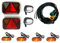 MelTruck® Anhängerbeleuchtung LED Rückleuchten u. Umrissleuchten mit Schnellanschluss 13 polig Kabelsatz 5m Set