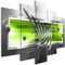 decomonkey Bilder Abstrakt 150x75 cm 5 Teilig Wandbild Groß Leinwandbild XXL Deko Wohnzimmer Schlafzimmer Büro Wanddeko Leinwand Pictures For Wall Poster Wall Painting Abstrakt 150x75 cm e Modern